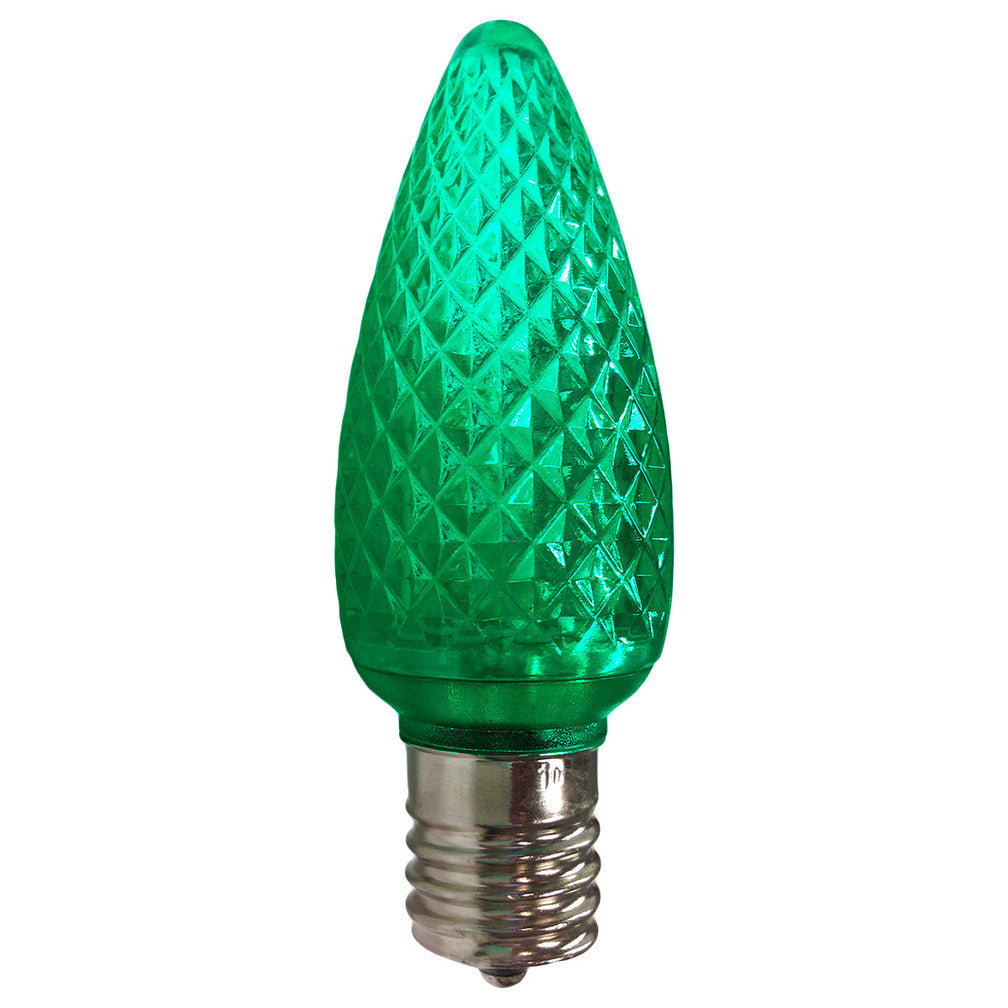 C9 LED SMD Green Faceted