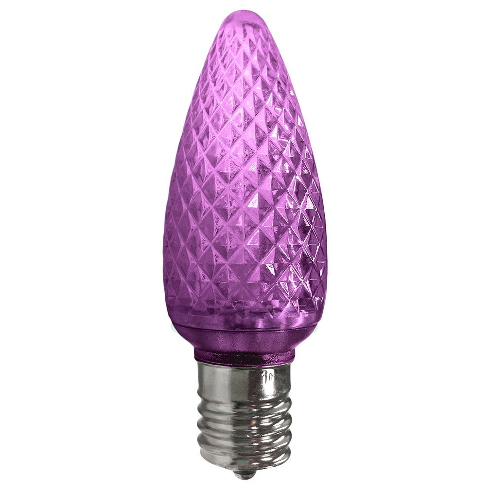 C9 LED SMD Purple Faceted