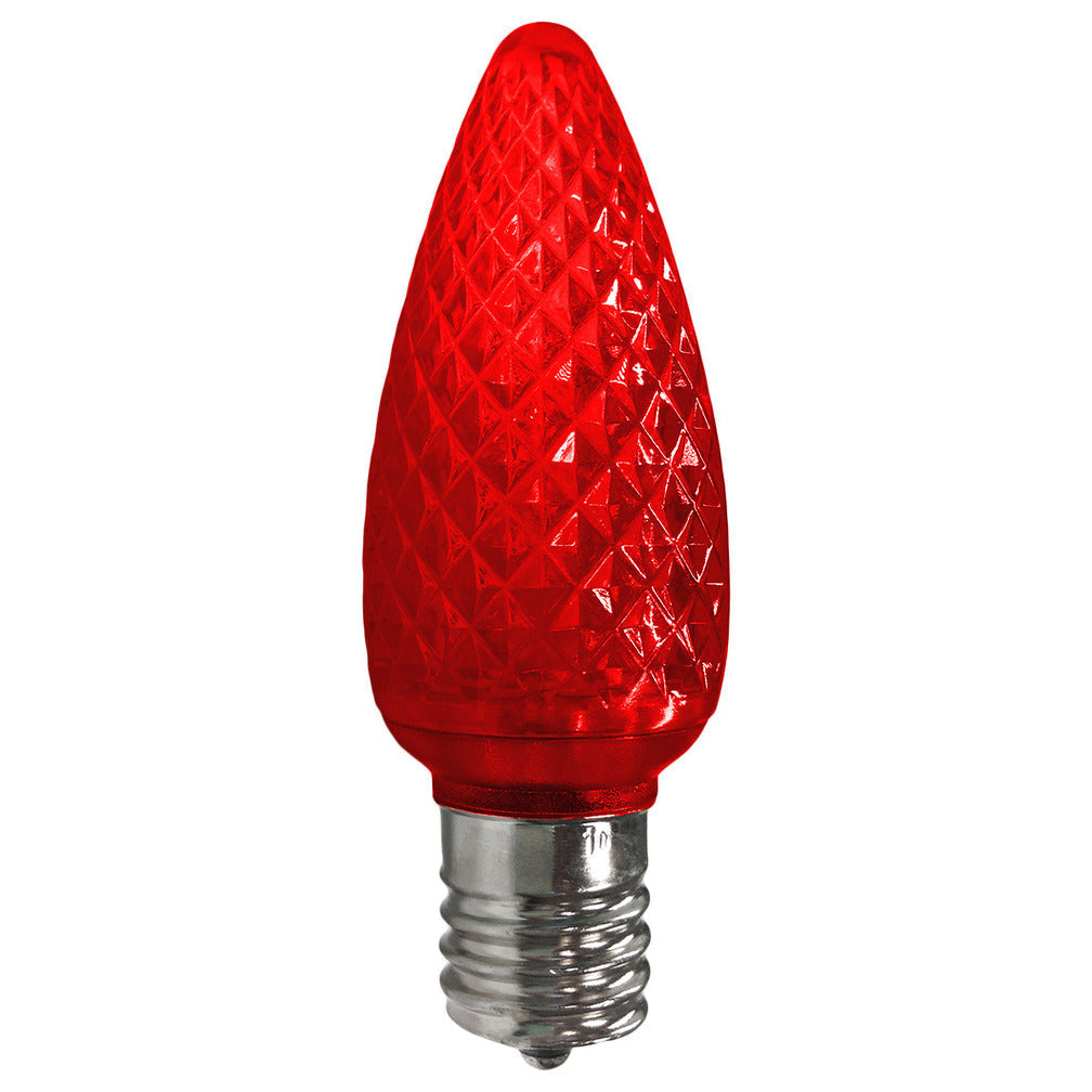 C9 LED SMD Red Faceted