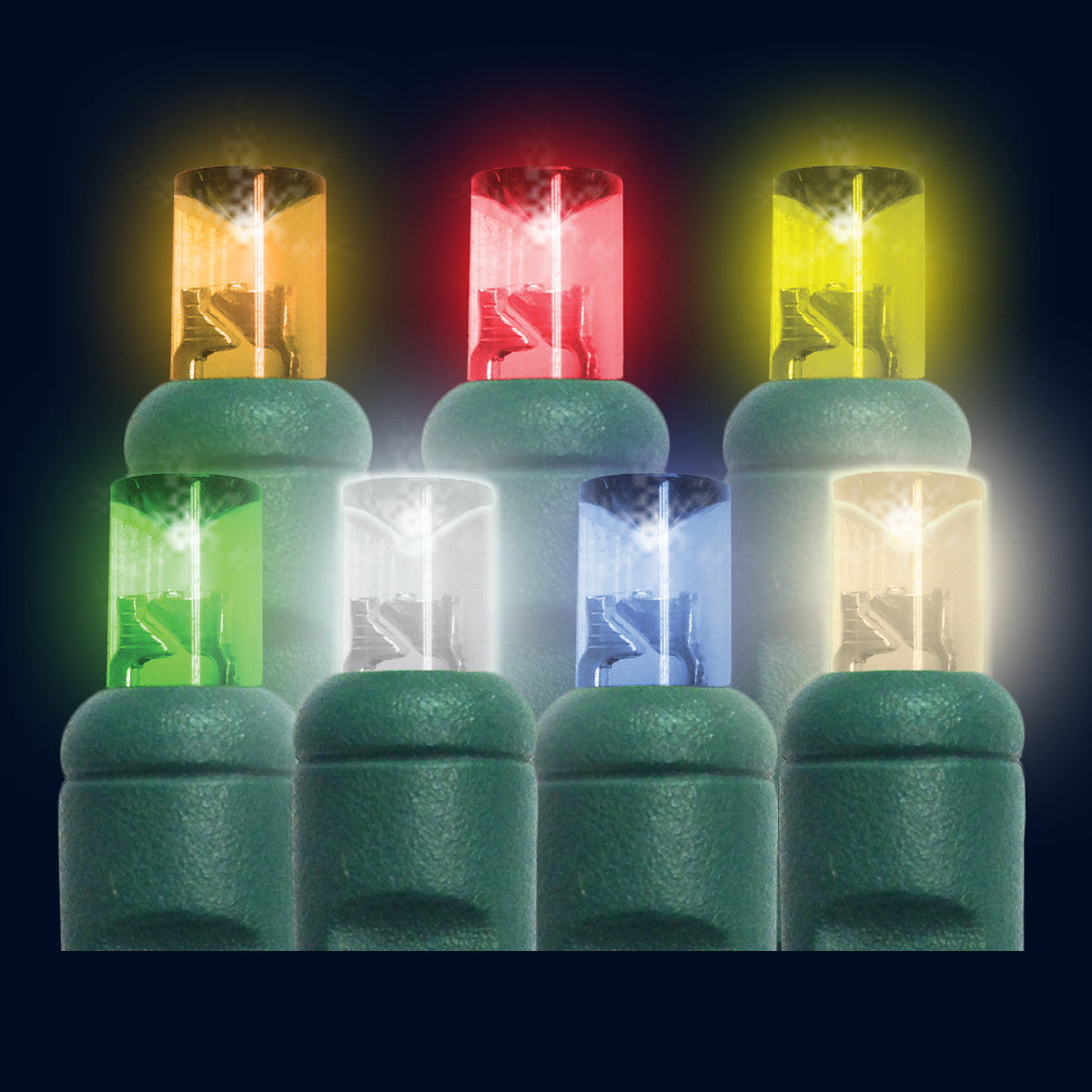 Mini LED, Balled 50 Light Set 6" Spacing