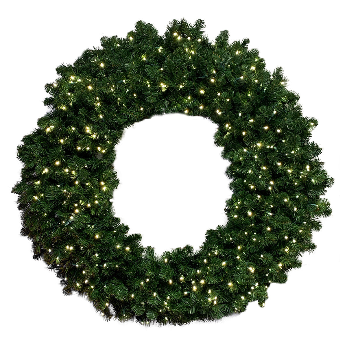 48" Wreath, WW LED (Case-2)